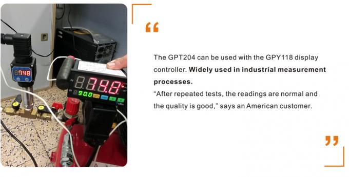 เครื่องส่งแรงดันไฮดรอลิกดิจิตอลอุตสาหกรรมขนาดเล็ก 24VDC สําหรับการอ่านที่แม่นยํา 2